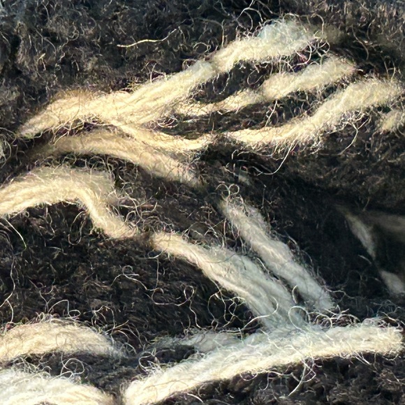 VTG 90s Gap cabin-core Fair Isle grunge 100% wool reindeer sweater HONG KONG M - Picture 4 of 10